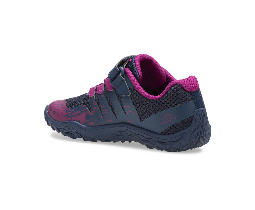 Merrell Sneakers Navy/Pink - Trail Glove 5 A/C - Kids 35LBHTDUY